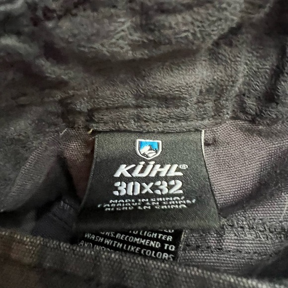 Kuhl Free Kanvus Jean Pants 30 X32 Black Chino Stretch Canvas Patina Dye Hiking - Picture 4 of 13
